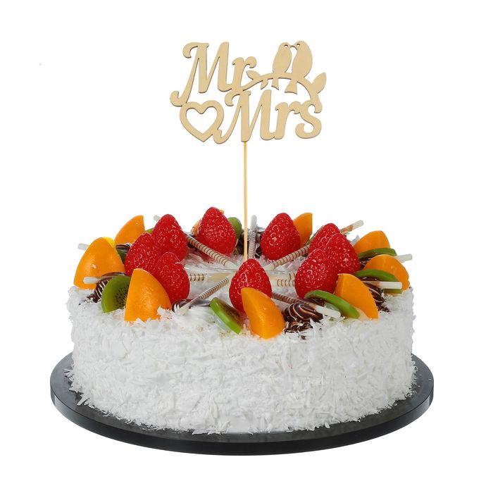 Топпер деревянный "Мистер и Миссис"