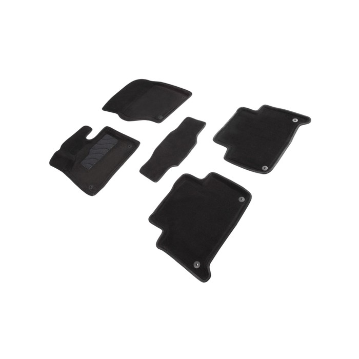 Коврик ворсовый для Audi Q7, 2005-2015, Черный