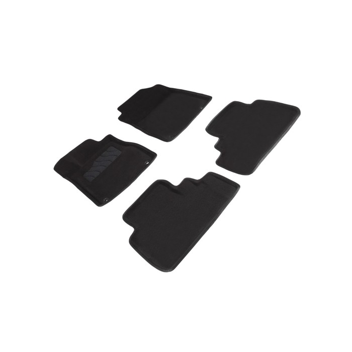 Коврик ворсовый для Honda CR-V IV, 2012-2016, Черный