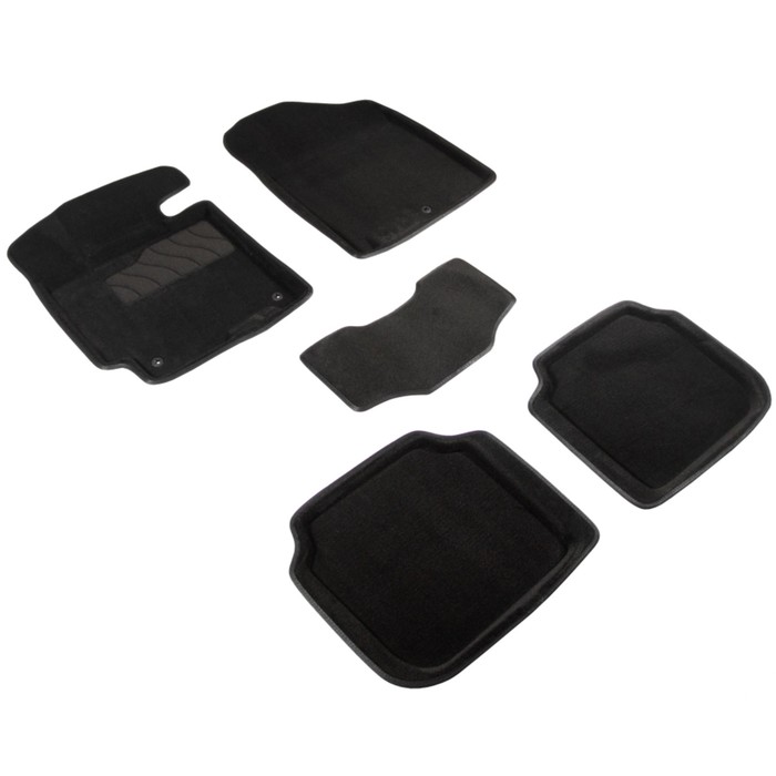 Коврик ворсовый для Kia CERATO, 2013-, Черный