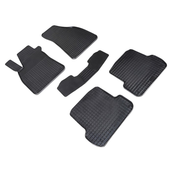 Коврики резиновые 'Сетка' для Audi A4 (B7), 2004-2007