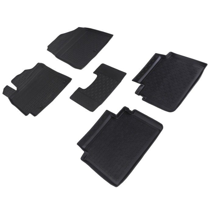 Коврики резиновые с высоким бортом для Hyundai ELANTRA VI, 2016-