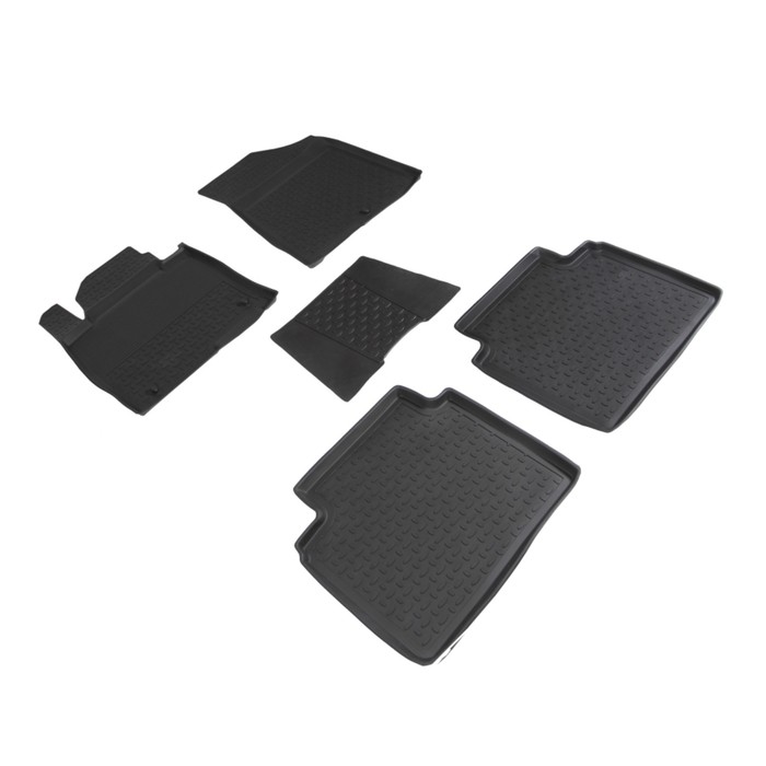 Коврики резиновые с высоким бортом для Kia Optima IV, 2015- коврик ворсовый для kia optima iv 2015 2019 черный