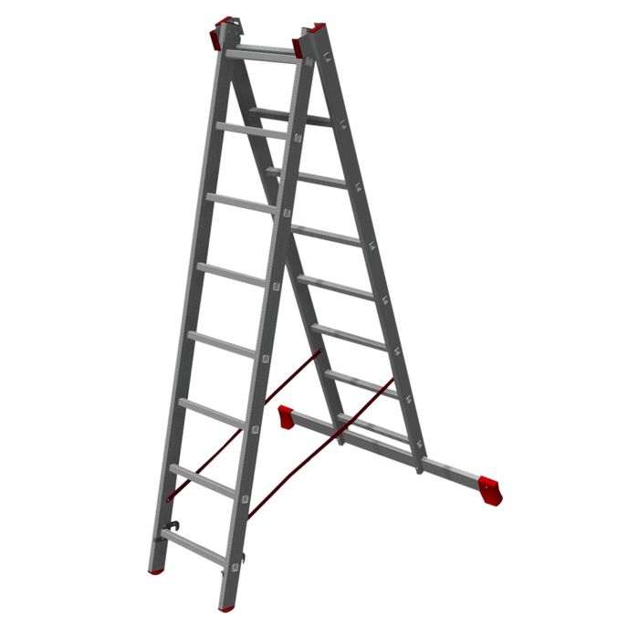 Лестница двухсекционная Нalta Pro 2х8
