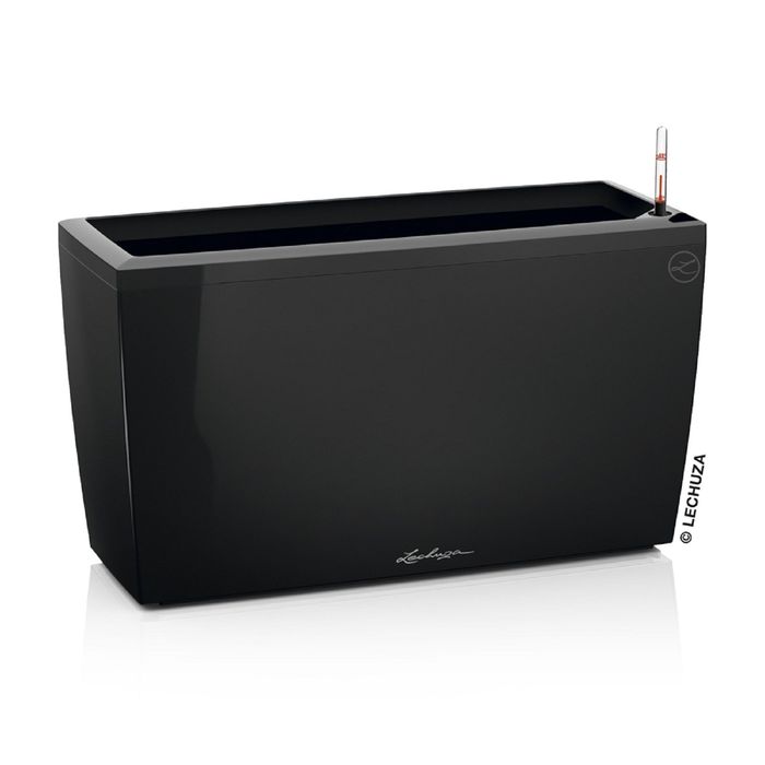 Кашпо с автополивом "Караро", цвет черный