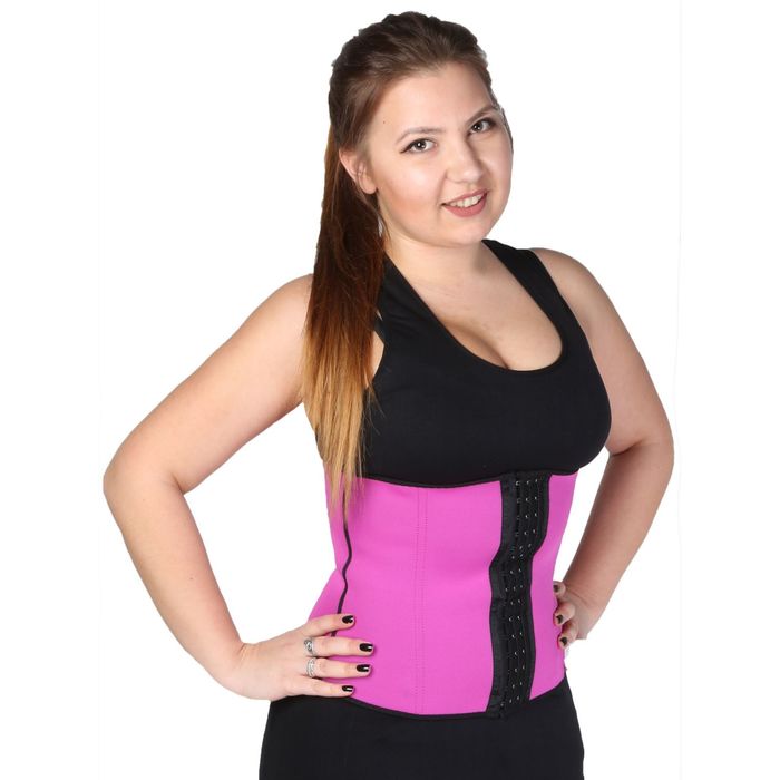 Корсет подтягивающий для фитнеса, размер S/M (46-48), цвета микс