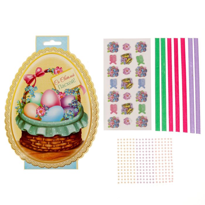 Наклейки многослойные "Цветочные"