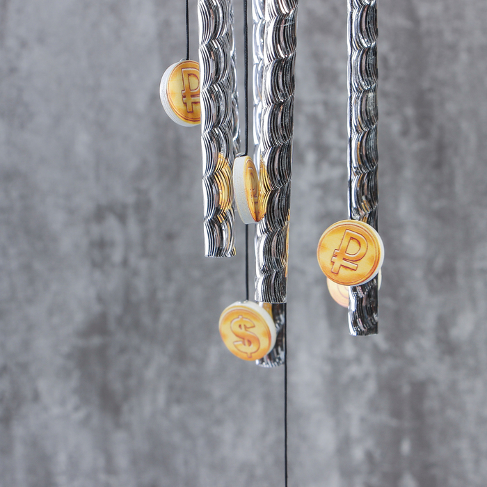 Музыка ветра "Достатка и благополучия" 50х10х10 см