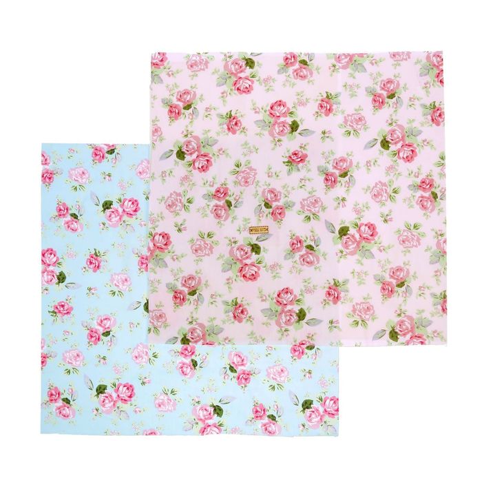 Набор ткани пэчворк «Розовый водопад», 50 х 50 см