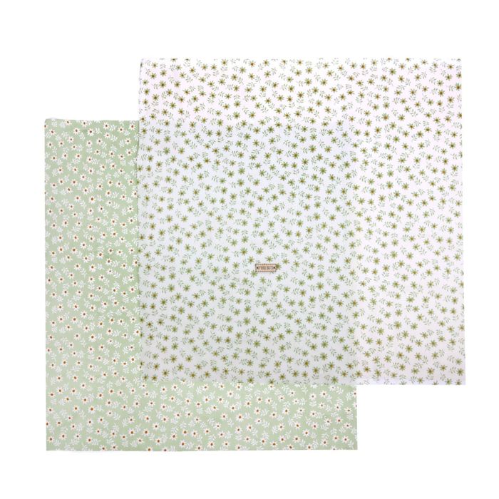 Набор ткани пэчворк «Цветочная поляна», 50 х 50 см