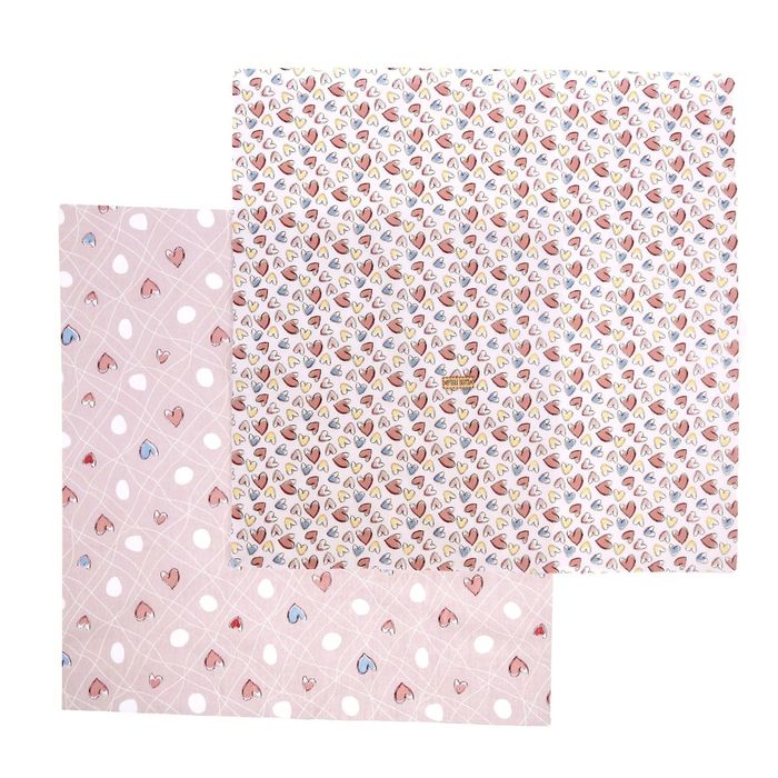 Набор ткани пэчворк «Карамельная любовь», 50 х 50 см