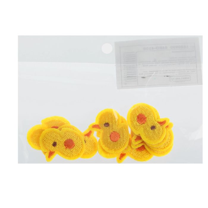 Термоаппликация "Цыплёнок", 2,2*2см, цвет жёлтый