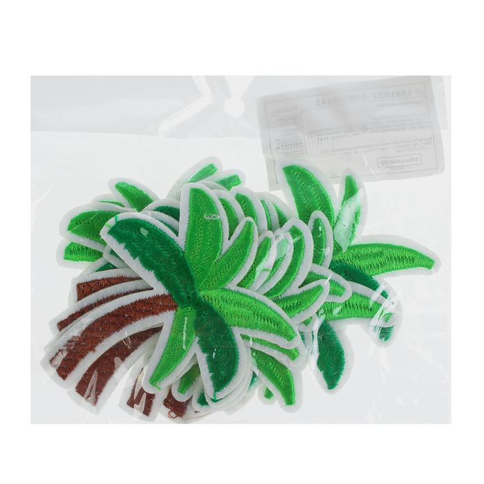 Термоаппликация "Пальма", 7,5*6см, разноцветная