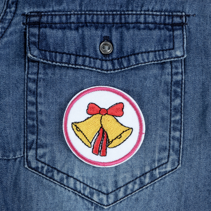 Термоаппликация "Колокольчики", d=5,2см, разноцветная