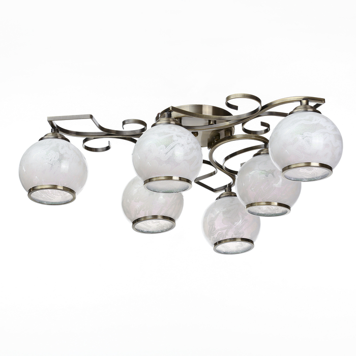 Люстра еврокаркас "Ирма" 6 ламп античная бронза