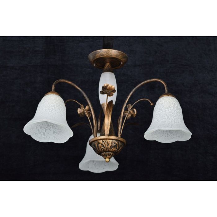 Люстра "Цветочная феерия" 3 лампы