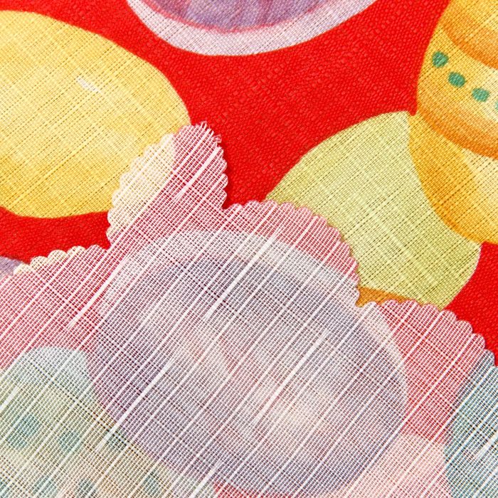 Скатерть пасхальная красная 75 х 75 см