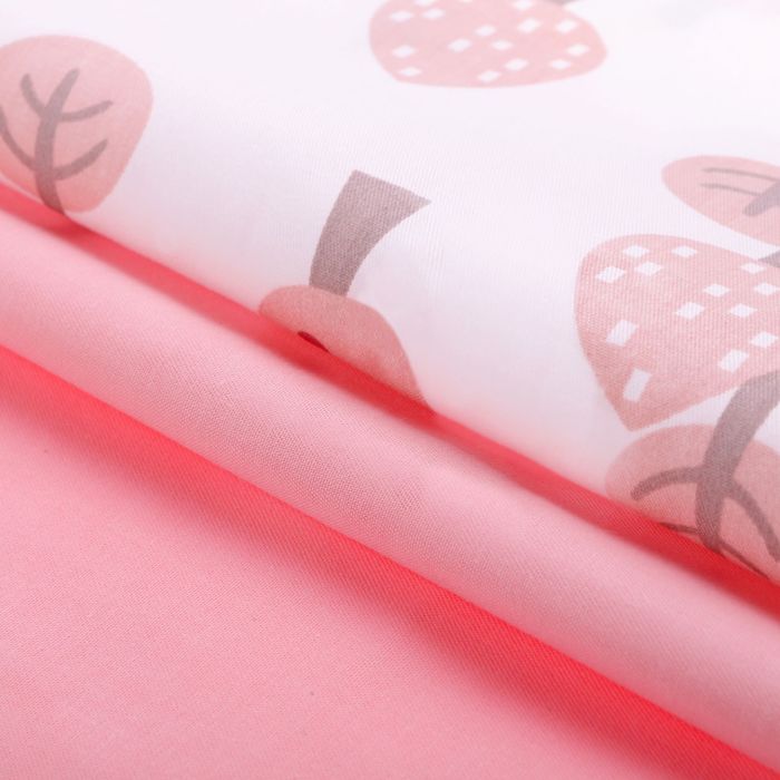 Набор ткани пэчворк «Любимый сад» розовый, 50 х 50 см