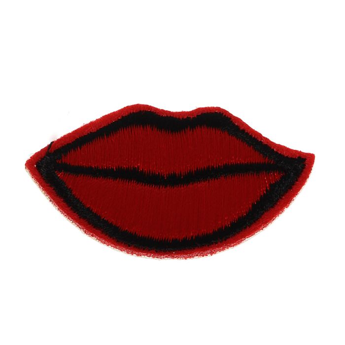 Термоаппликация "Губки", 4,5*2,5см, цвет красный