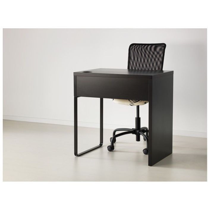 Письменный стол, цвет черно-коричневый МИККЕ