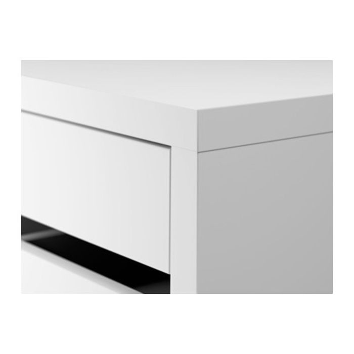 Тумба с ящиками на колесах, цвет белый МИККЕ