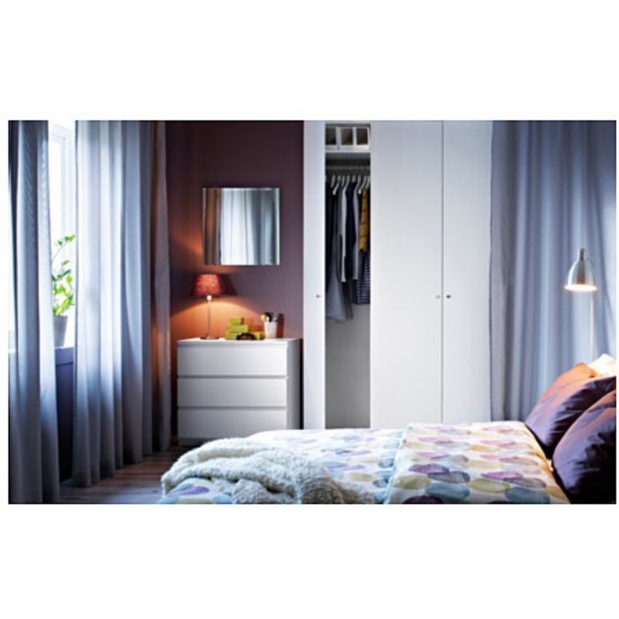 Комод с 3 ящиками, цвет белый МАЛЬМ