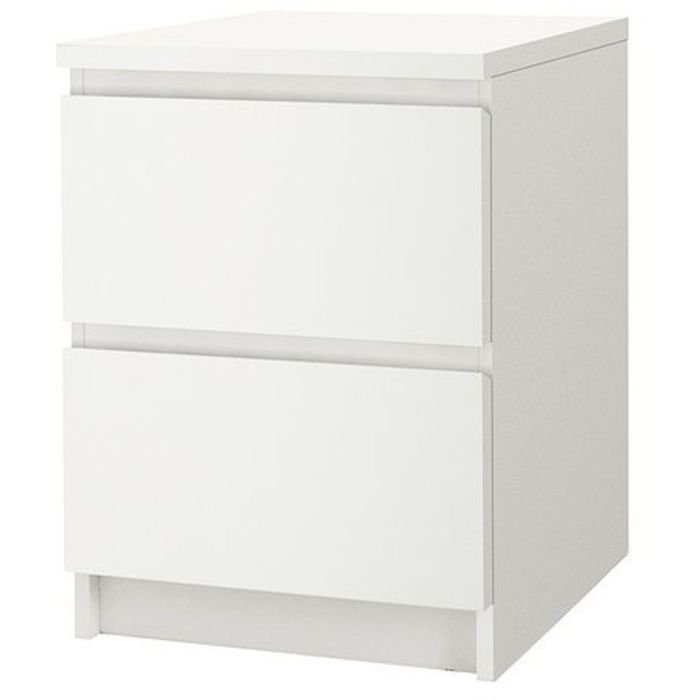 Комод с 2 ящиками, цвет белый МАЛЬМ