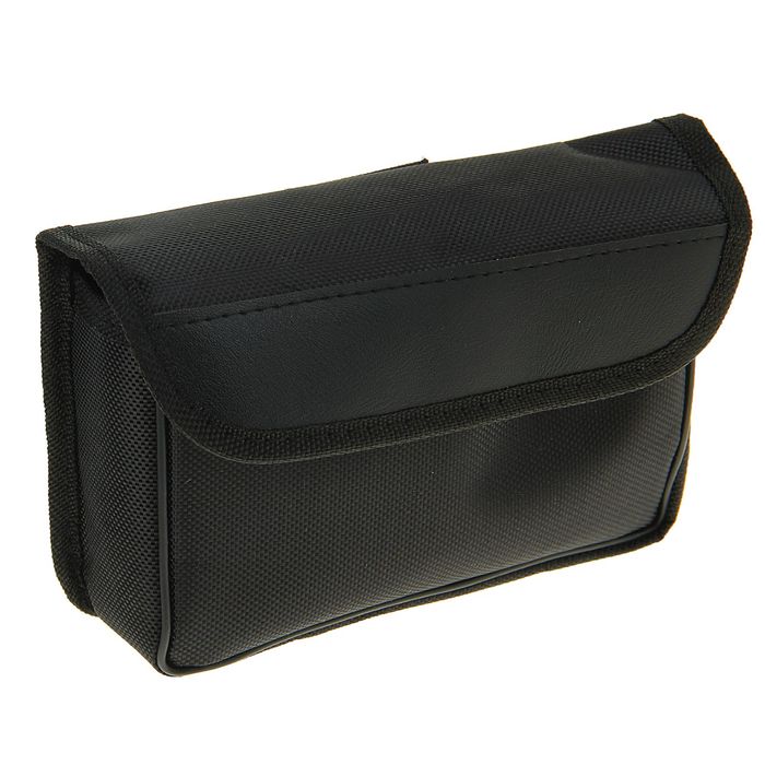 Бинокль 10х24, чёрный с золотистыми вставками, 9.5х14.5 см