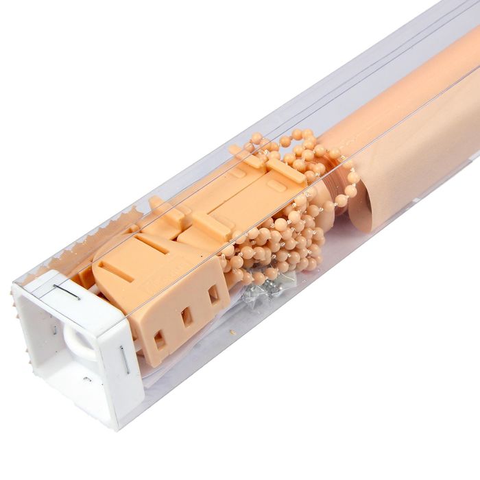 Штора-ролет 120х160 см "Комфортиссимо", цвет персиковый