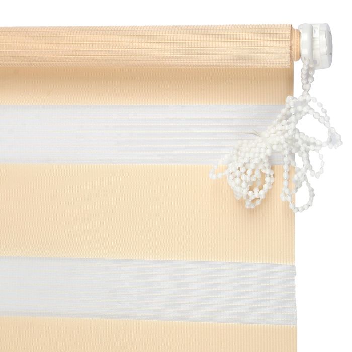 Ролет-штора 50х160 см "День и Ночь", цвет персик