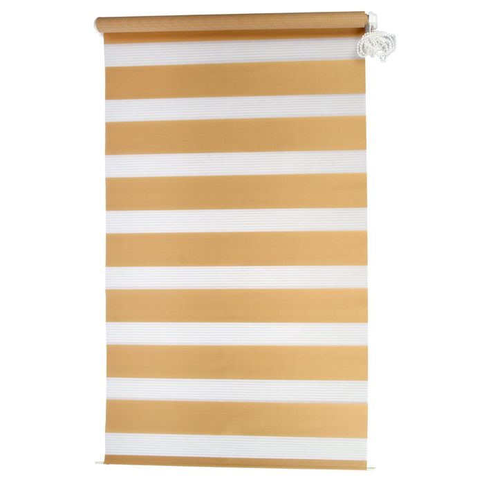 Ролет-штора 60х160 см "День и Ночь", цвет кофе с молоком