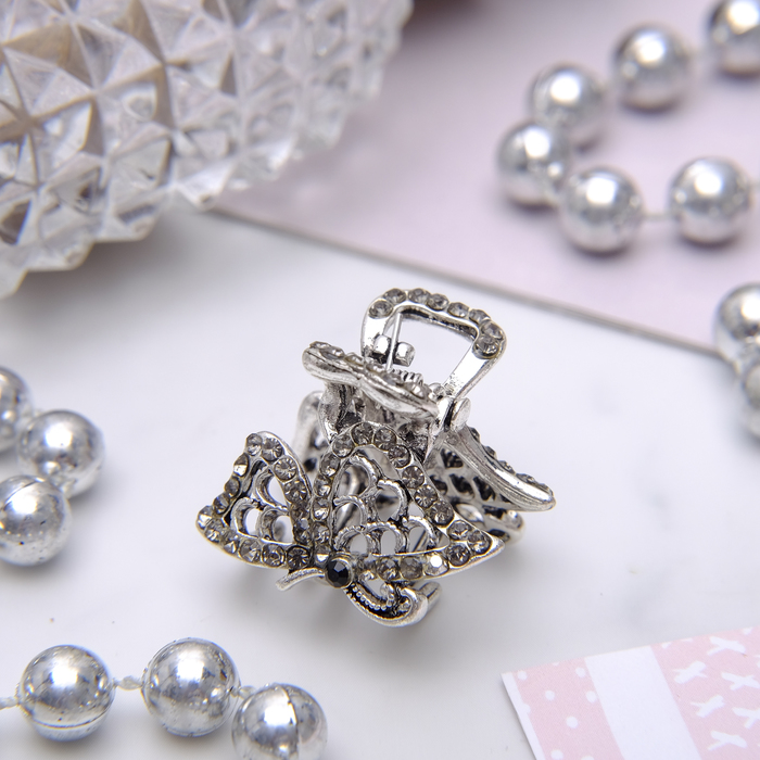 Краб для волос "Перфект" 2,5 см летящая бабочка