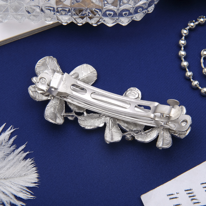 Заколка-автомат "Пастель", три ромашки