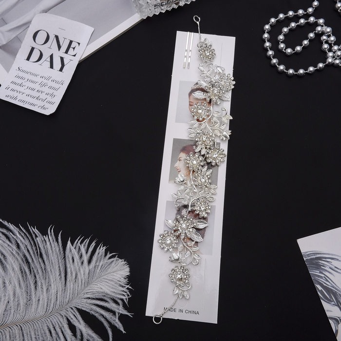 Аксессуар для прически "Цветочный рай" 28*4 см