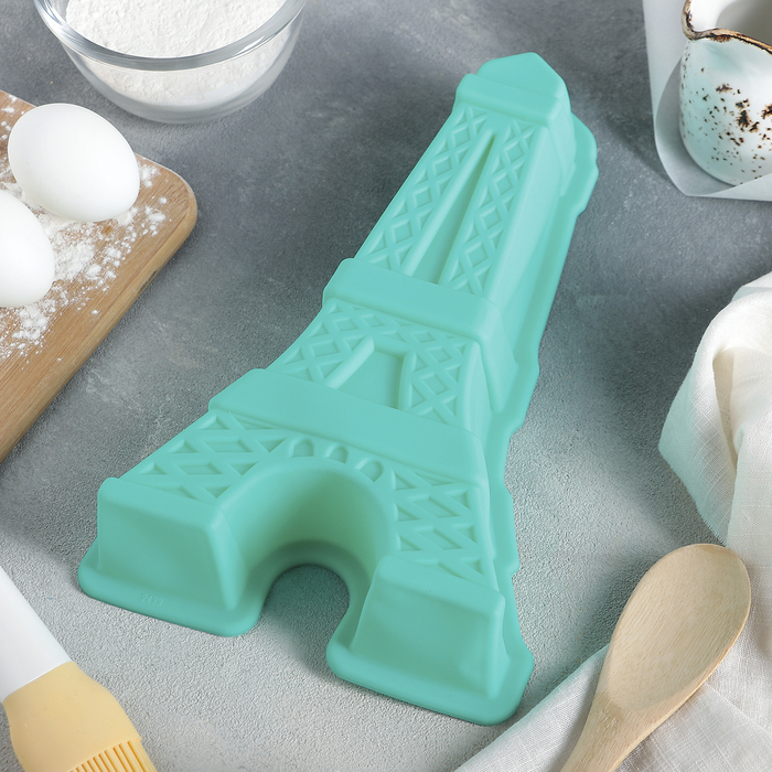 Форма для выпечки "Эйфелева башня" 30х18,3х5 см, цвета МИКС