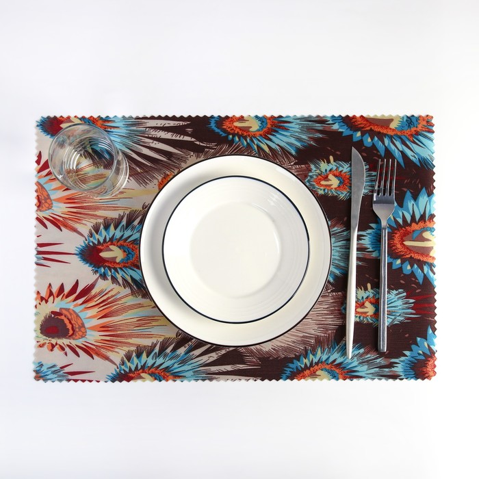 Салфетка кухонная "Павлин" 41х28 см