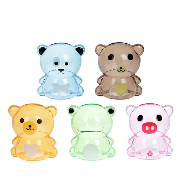 Копилка пластик "Зоопарк" МИКС 9,5х8х8 см