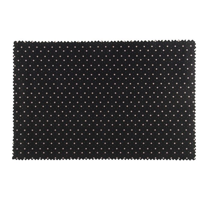 Салфетка кухонная "Звезды" 41х28 см, цвет черный