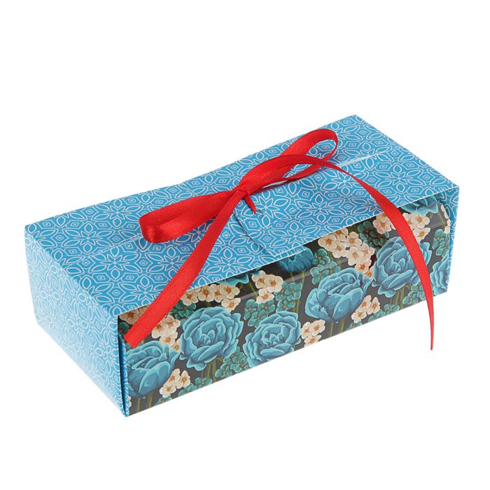 Коробка для сладостей "Цветочная фантазия" 15 х 7 х 5 см