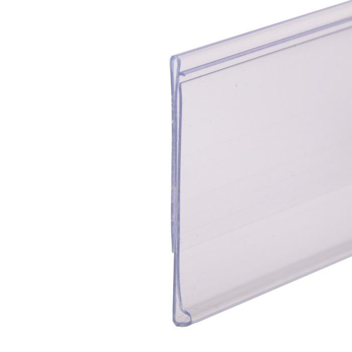 Ценникодержатель 100*40, цвет прозрачный