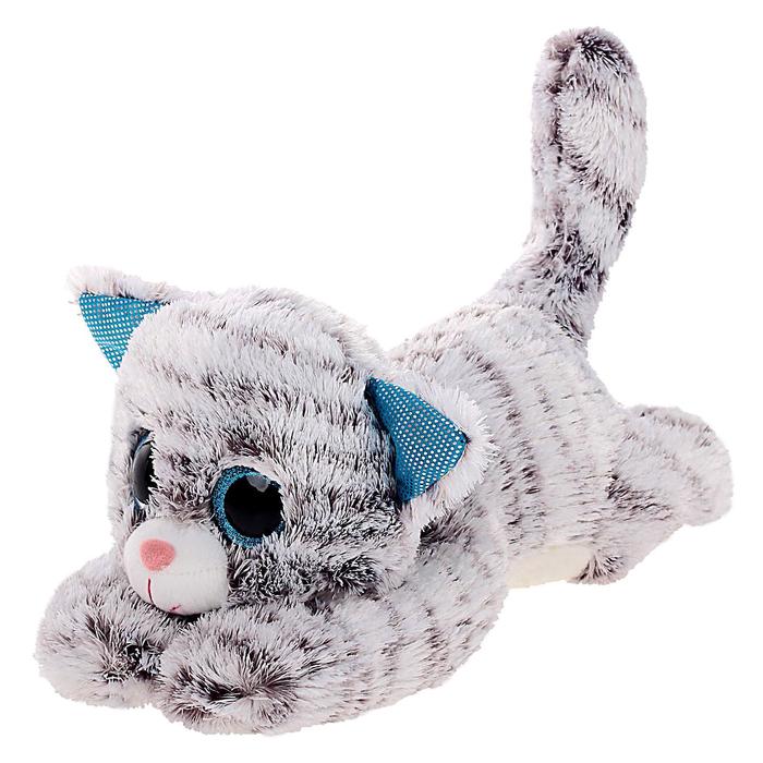 Мягкая игрушка "Кот глазастик", 13 см
