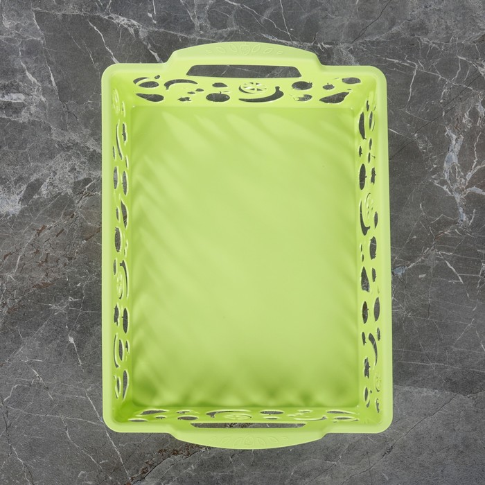 Поднос 36,7х26х9,8 см, с ручками