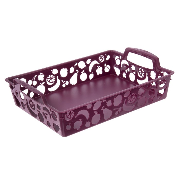 Поднос 36,7х26х9,8 см, с ручками