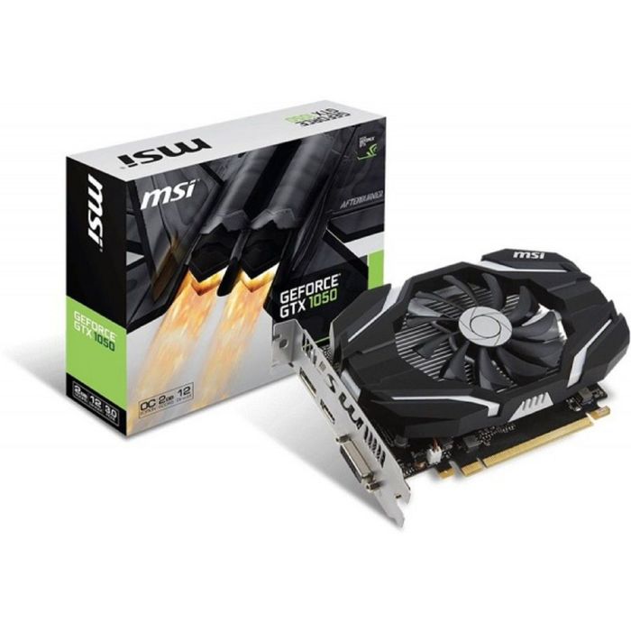 Видеокарта MSI GeForce GTX 1050 2G OC 2G,128bit,GDDR5,1404/7008,DVI,HDMI,DP