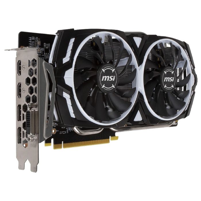 Видеокарта MSI GeForce GTX 1060 ARMOR (6G OCV1) 6G,192bit,GDDR5,1544/8008,DVI,HDMI,DP