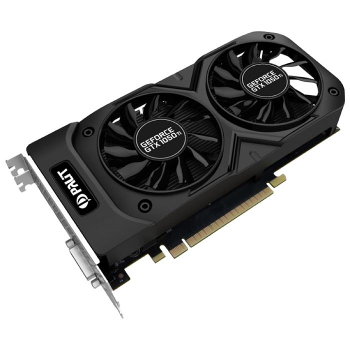 Видеокарта Palit GeForce GTX 1050TI Dual 4G,128bit,GDDR5,1290/7000,Ret