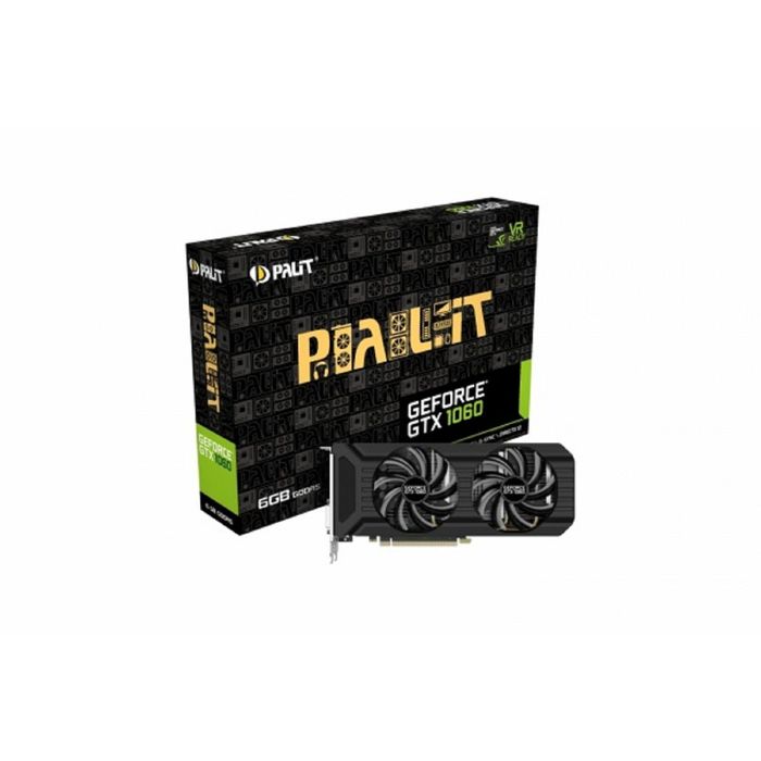 Видеокарта Palit GeForce GTX 1060 DUAL 6G,192bit,GDDR5,1506/8000,Ret