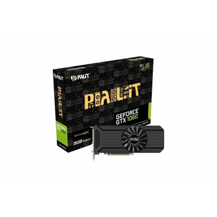 Видеокарта Palit GeForce GTX 1060 STORMX 3G,192bit,GDDR5,1506/8000,Ret