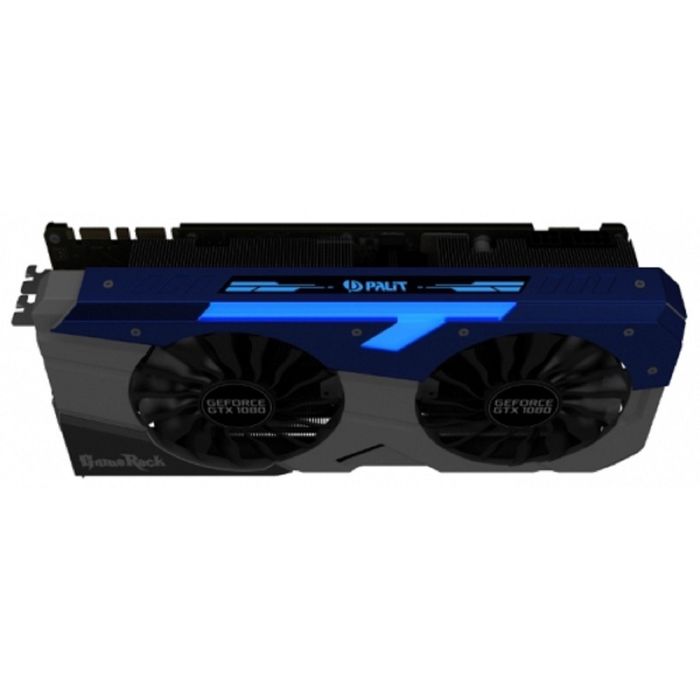Видеокарта Palit GeForce GTX 1080 GameRock 8G,256bit,GDDR5X,1645/10000,Ret