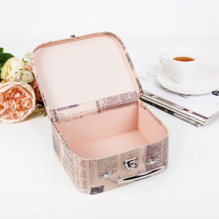 Набор коробок 3в1 "Газета", 30 х 22 х 9 - 20 х 16 х 8 см